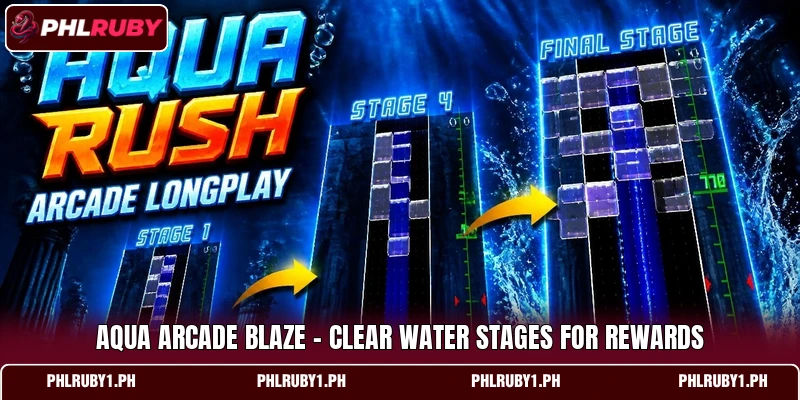 Aqua Arcade Blaze - Clear Water Stages For Rewards