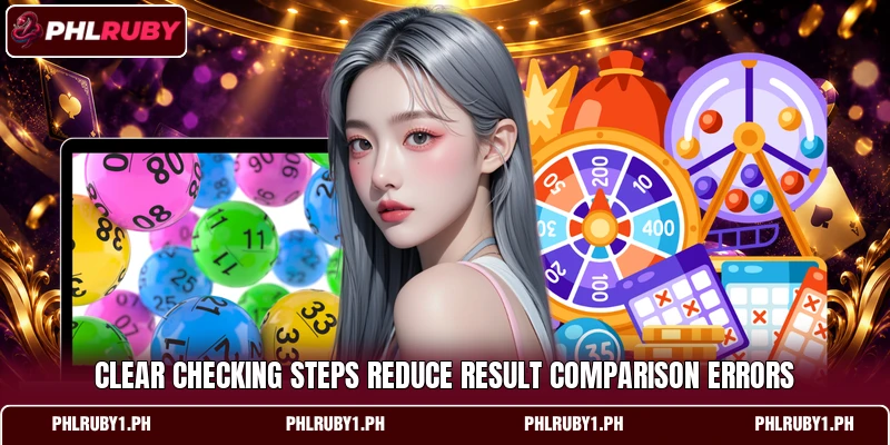 Clear checking steps reduce result comparison errors Clear checking steps reduce result comparison errors