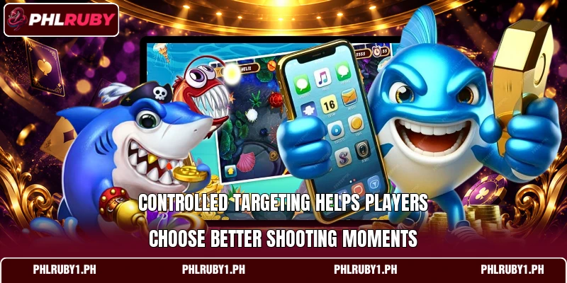 Controlled targeting helps players choose better shooting moments Controlled targeting helps players choose better shooting moments