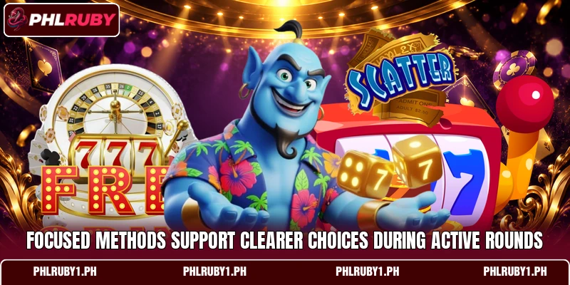 Focused methods support clearer choices during active rounds Focused methods support clearer choices during active rounds