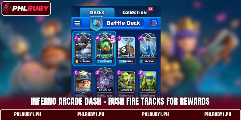 Inferno Arcade Dash - Rush Fire Tracks For Rewards