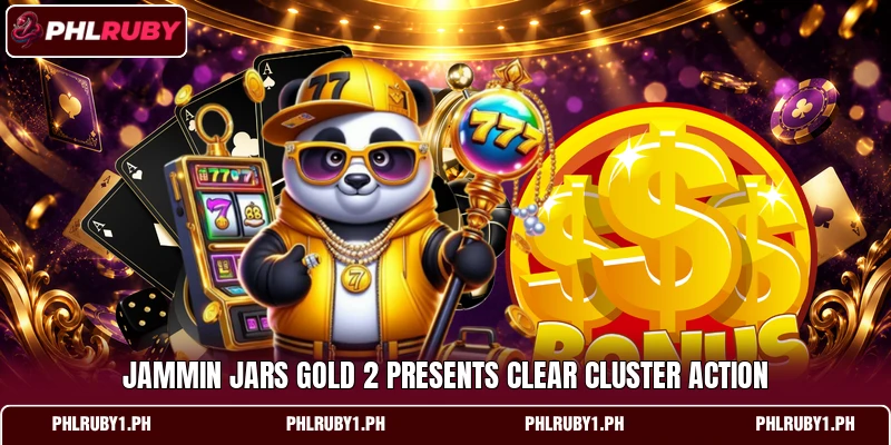Jammin Jars Gold 2 presents clear cluster action Jammin Jars Gold 2 presents clear cluster action